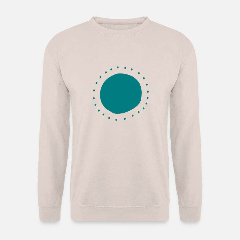 Circle points form - Unisex Sweatshirt - sand