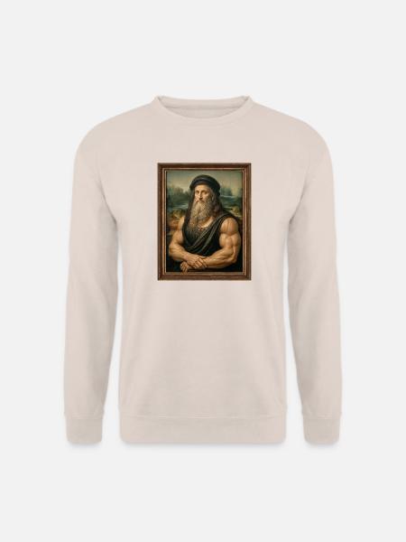 Muskulöser Da Vinci - Unisex Pullover - Sand