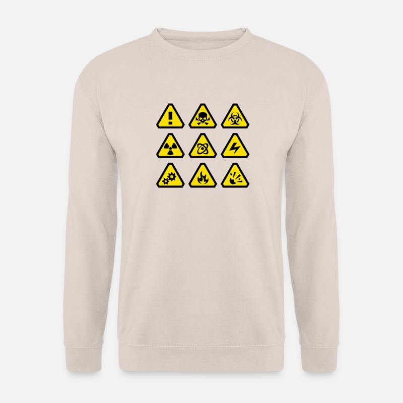 Gefahrenzeichen - Unisex Pullover - Sand