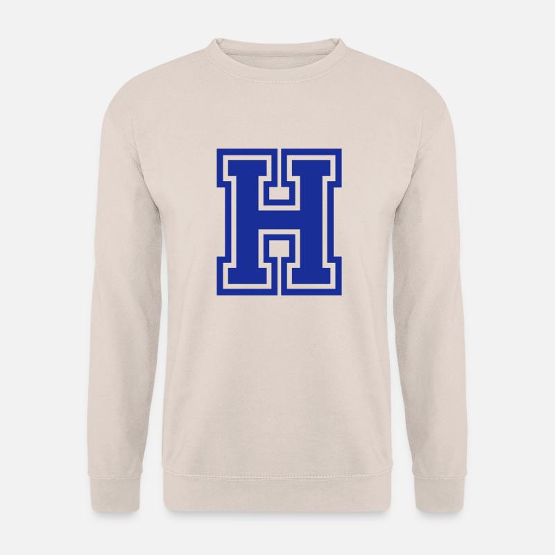 Buchstabe H - Unisex Pullover - Sand