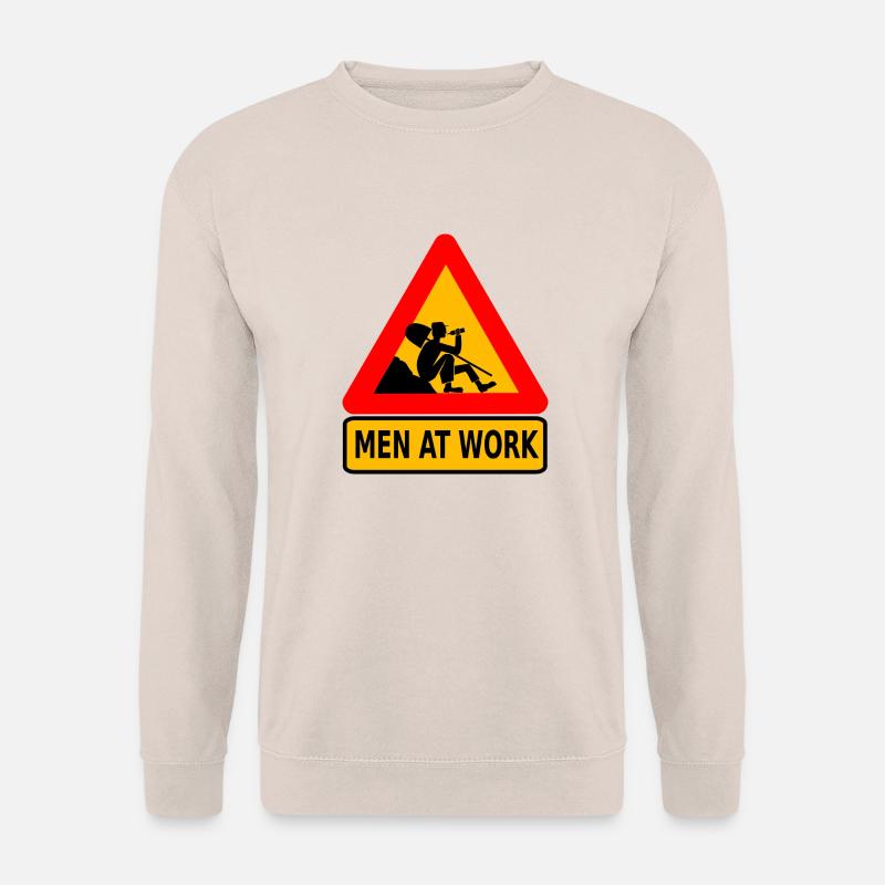 Men at work - Unisex Pullover - Sand