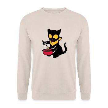 Georgie a du bol - Sweat-shirt Unisexe - sable - Devant - Alina (178cm) & Michal (187cm)