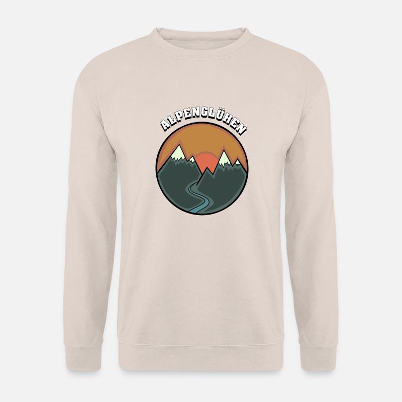 Berge Sonnenuntergang - Unisex Pullover - Sand