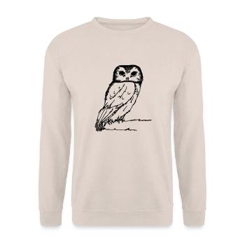 Buhu - Unisex Sweatshirt - sand - Front - Alina (178cm) & Michal (187cm)