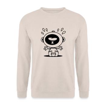 Baby crying - Unisex Sweatshirt - sand - Front - Alina (178cm) & Michal (187cm)