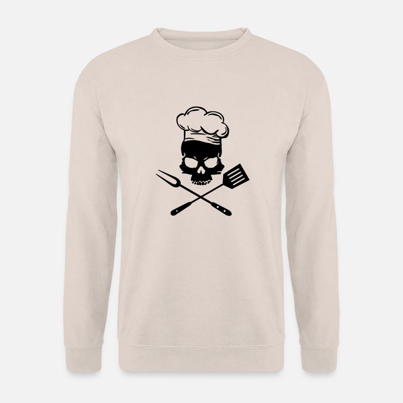 Grill Skull - Unisex Pullover - Sand