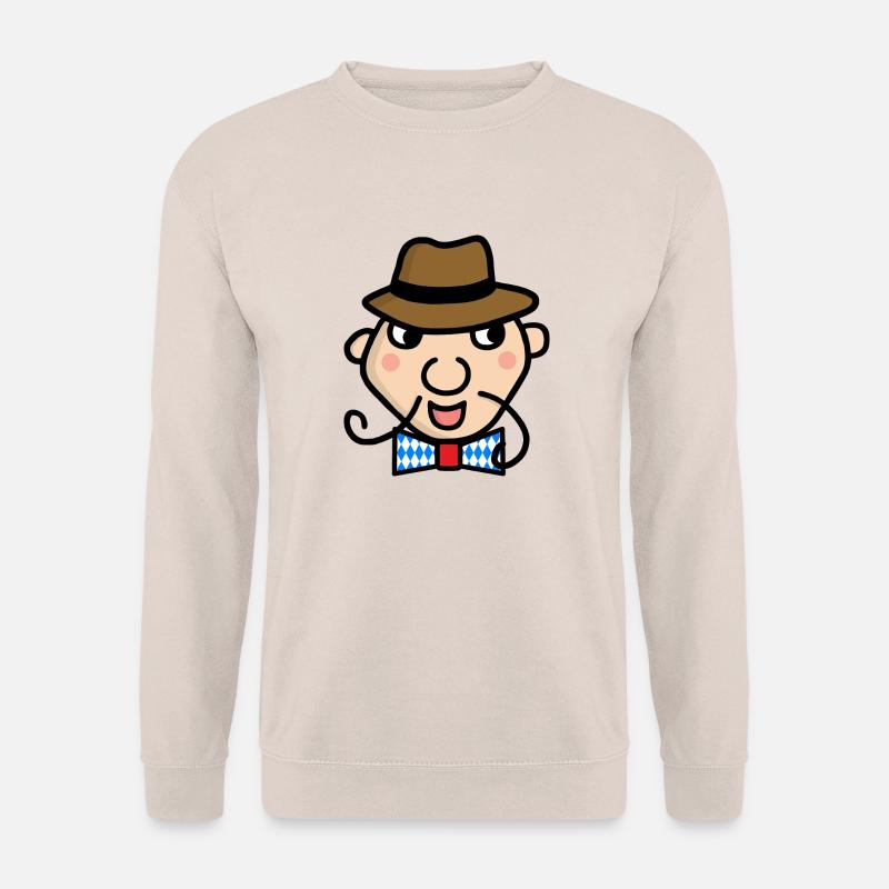 Bayer mit Fliege - Unisex Pullover - Sand