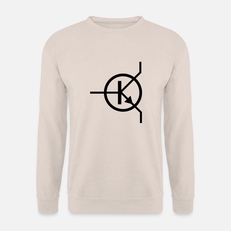 Transistor Schaltzeichen - Unisex Pullover - Sand