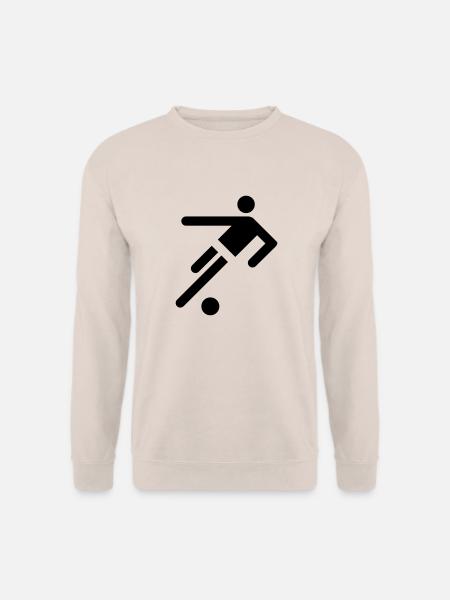 Fußball - Fussball Symbol - Unisex Pullover - Sand