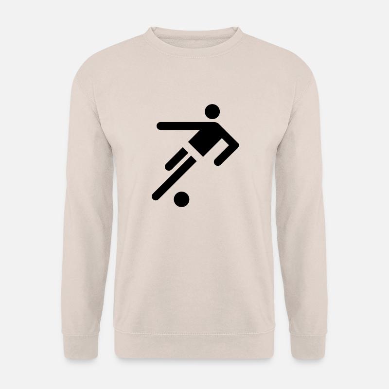 Fußball - Fussball Symbol - Unisex Pullover - Sand