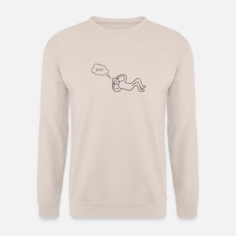 Meditation Guy - Unisex Pullover - Sand