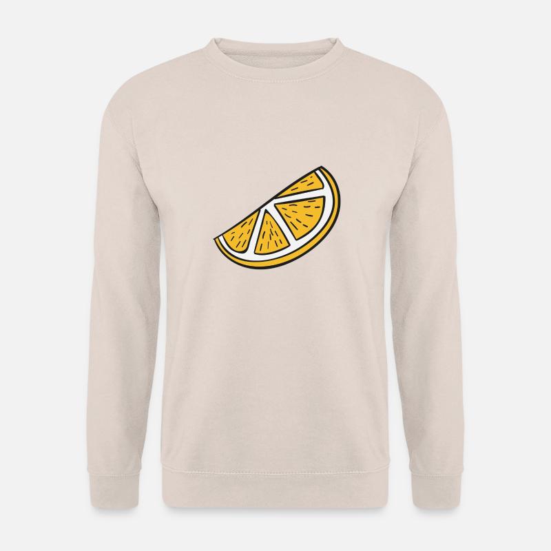 Orangenscheibe - Unisex Pullover - Sand