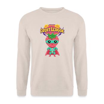 Fraise en costume - Sweat-shirt Unisexe - sable - Devant - Alina (178cm) & Michal (187cm)