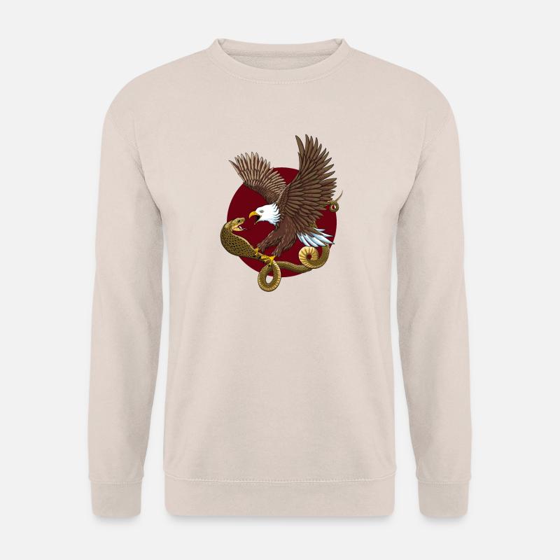 Adler und Schlange - Unisex Pullover - Sand