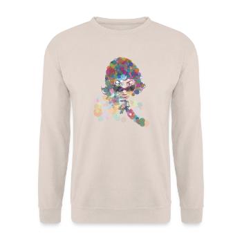 Aretha - Unisex Pullover - Sand - Vorne - Alina (178cm) & Michal (187cm)