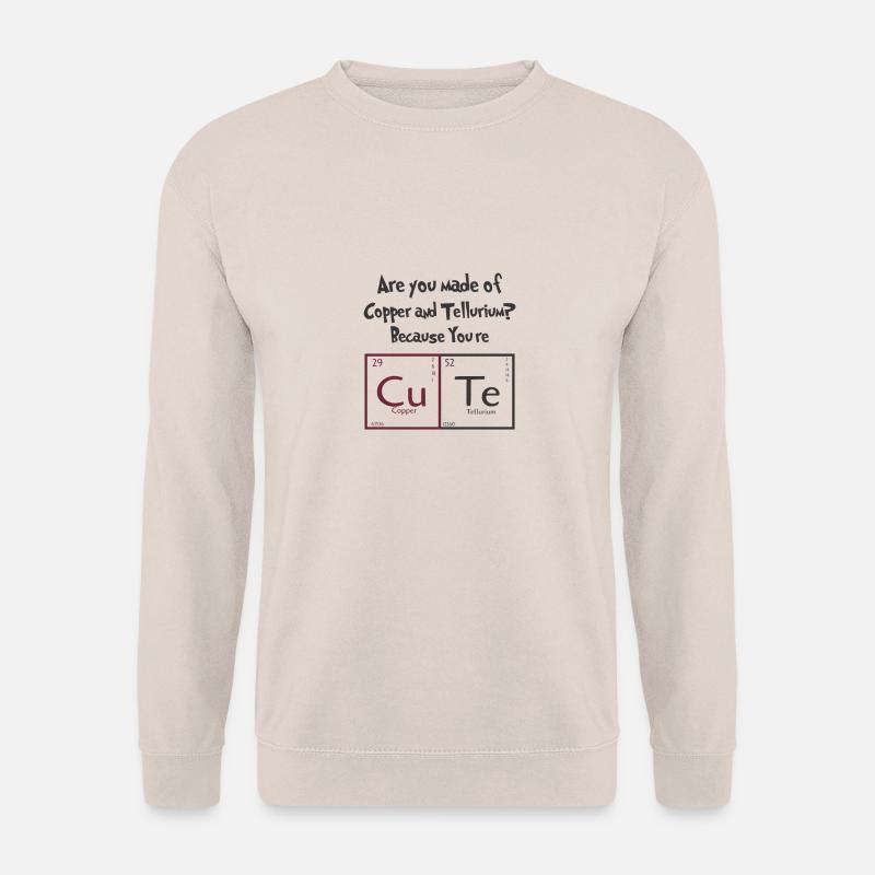 Periodensystem CuTe - Unisex Pullover - Sand