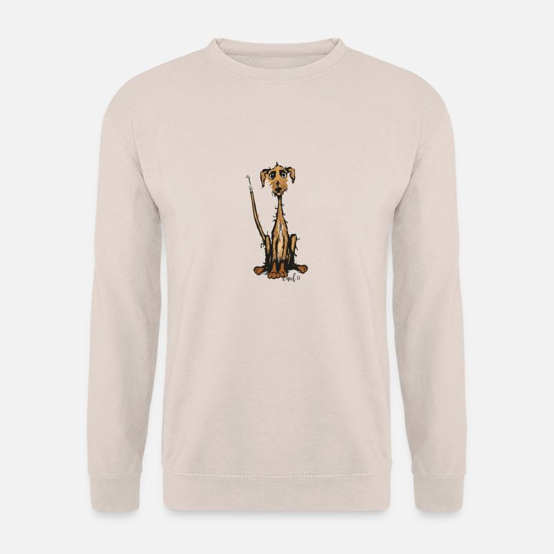 gestromter Hund - Unisex Pullover - Sand