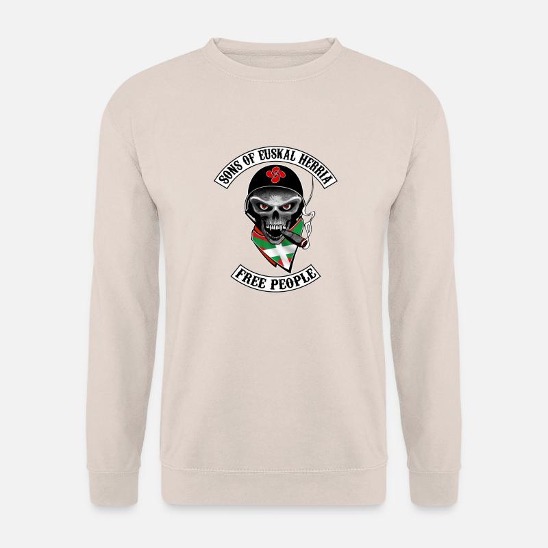 basques bikers design - Unisex Pullover - Sand