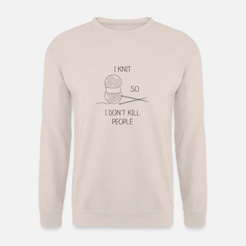 I Knit - Unisex Pullover - Sand