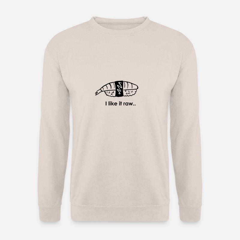 LIKE IT RAW | BLACK & WHITE - Unisex Sweatshirt - sand