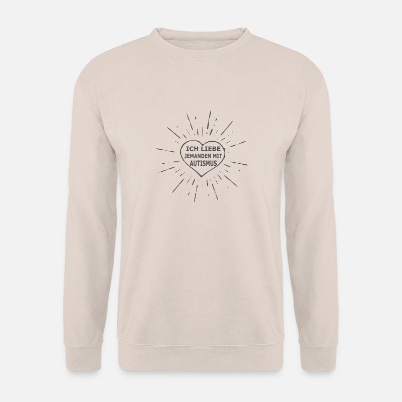 Herz Autismus - Unisex Pullover - Sand