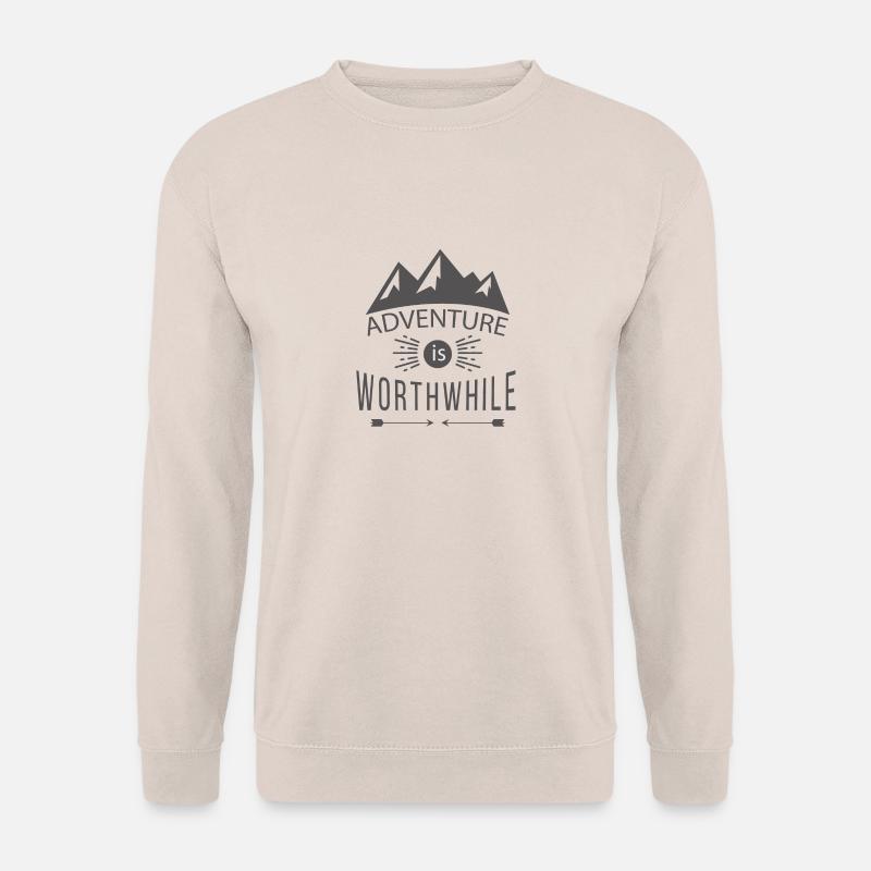 Adventure is wortwhile - Unisex Pullover - Sand