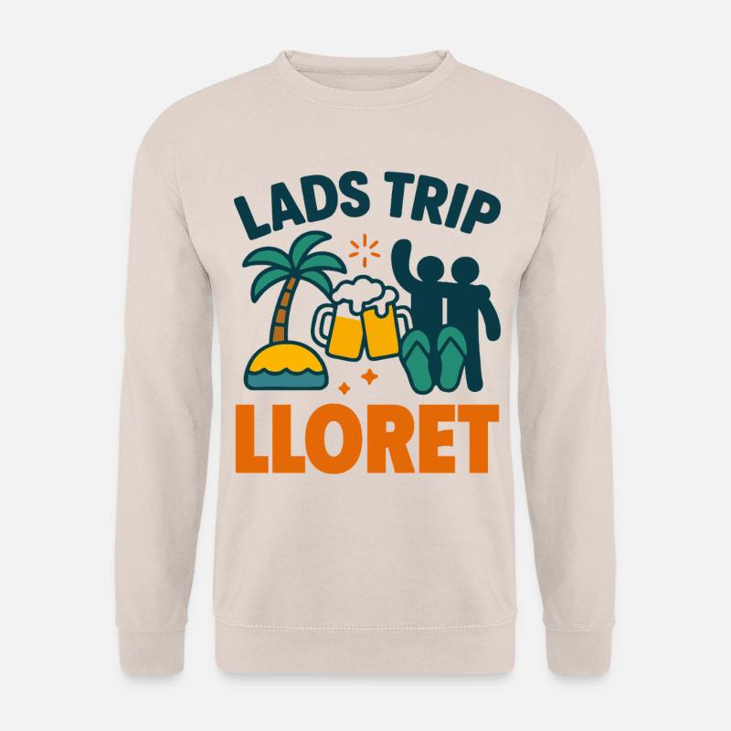 Lads Trip Lloret Partyshirt - Unisex Pullover - Sand