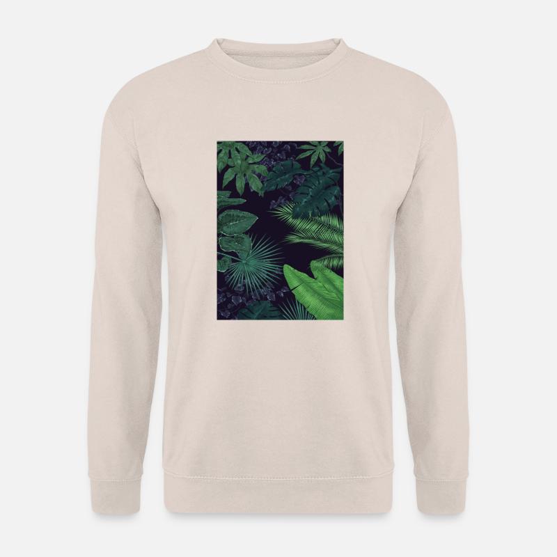 Tropische Blätter - Unisex Pullover - Sand