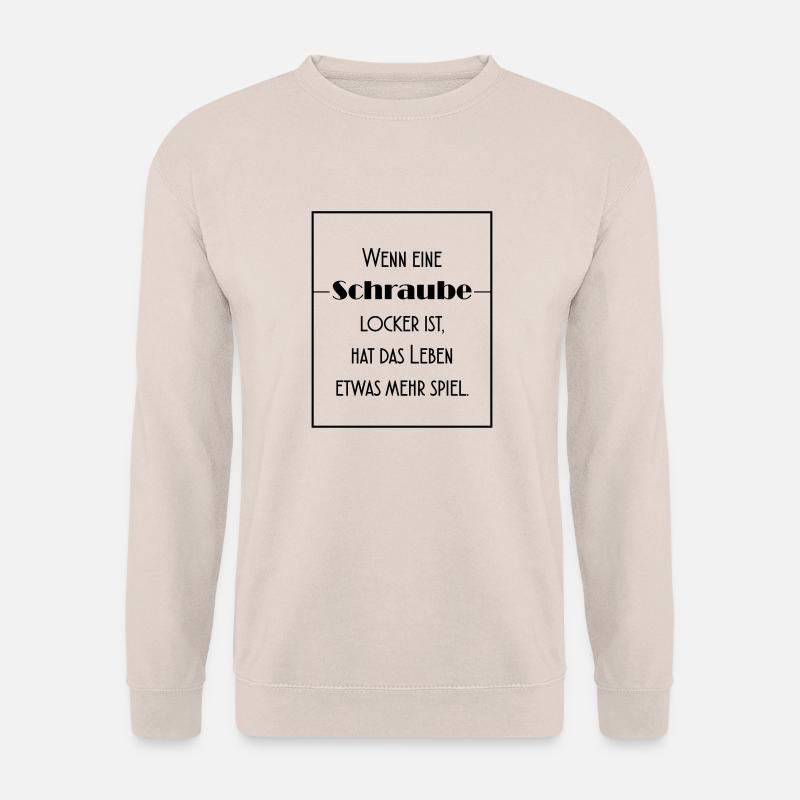 Schraube locker - Unisex Pullover - Sand