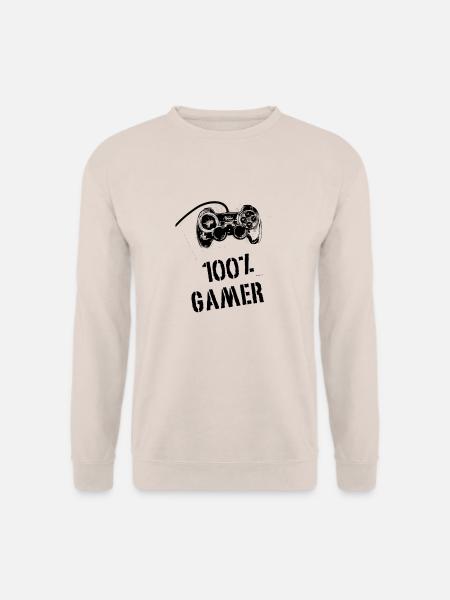 100% Gamer - Unisex Pullover - Sand