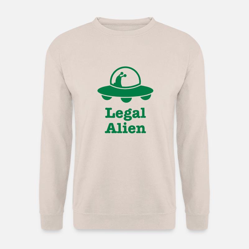 RECHTLICHE ALIEN! - Unisex Pullover - Sand
