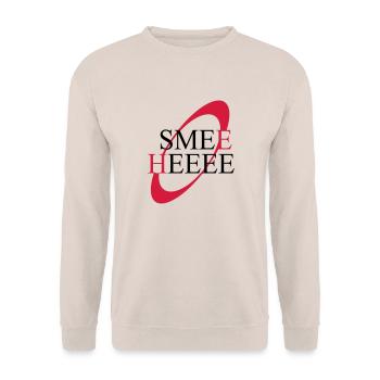 Smee Heee Kryten Red Dwarf quote - Unisex Sweatshirt - sand - Front - Alina (178cm) & Michal (187cm)