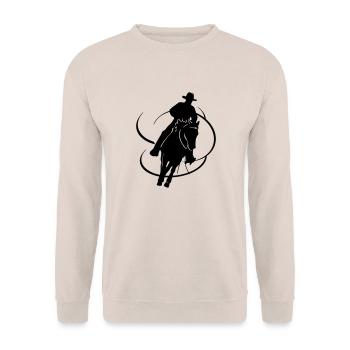 Western - Unisex Pullover - Sand - Vorne - Alina (178cm) & Michal (187cm)