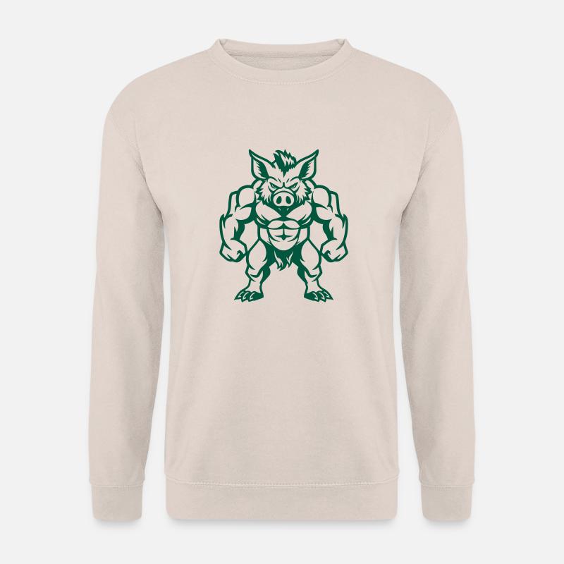 Wild Boar Comic - Unisex Sweatshirt - sand