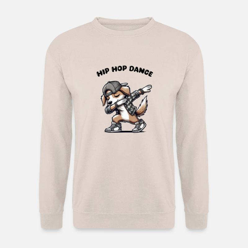 hund dabbing comic - Unisex Pullover - Sand