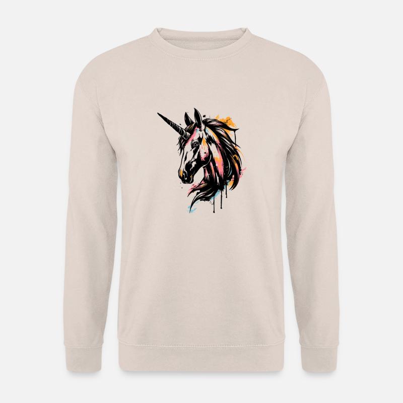 Einhorn magic mädchendesign - Unisex Pullover - Sand