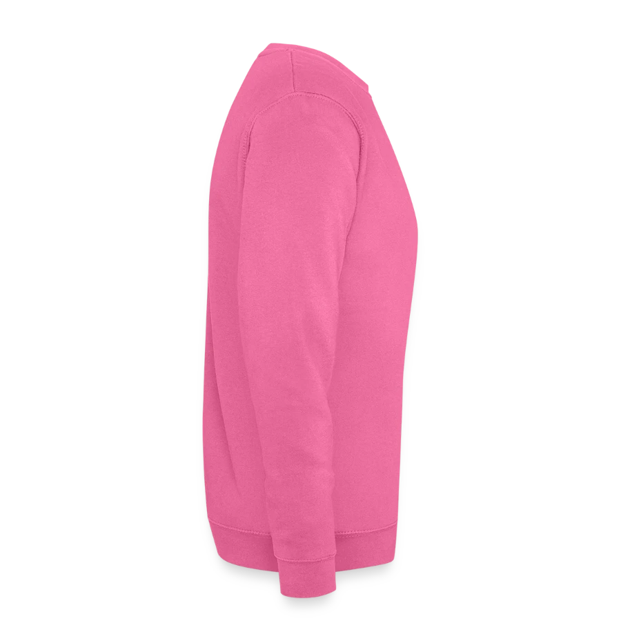 Salt Harbour badge on a unisex sweatshirt, pink, right