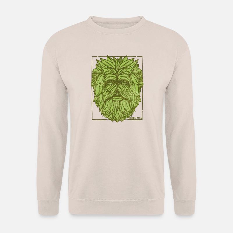Mystisches Baumgesicht-Design - Unisex Pullover - Sand