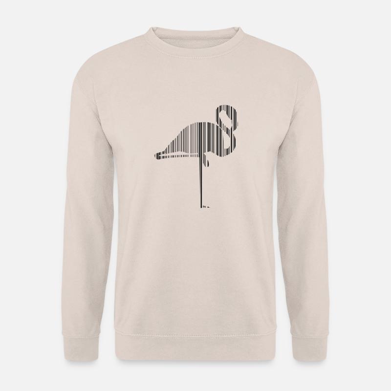 Fla:mingo Barcode - Unisex Pullover - Sand