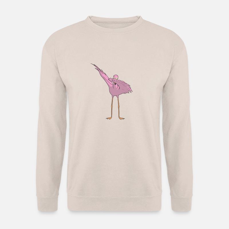 Tanzendes Flamingo - Flamenco Dabbing Dance - Unisex Pullover - Sand