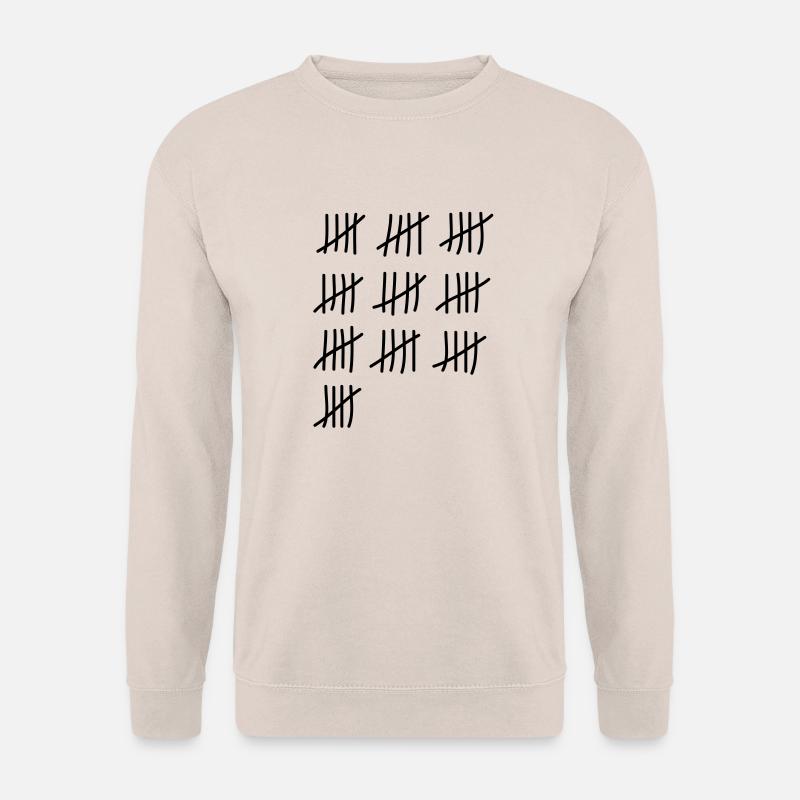 tage_zaehlen_50 - Unisex Pullover - Sand