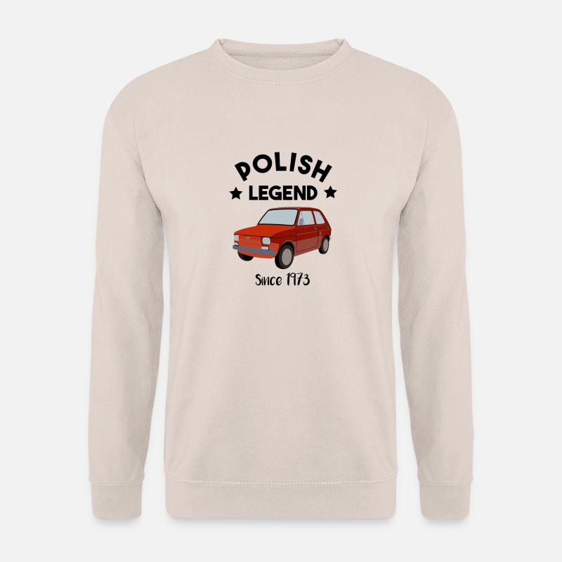 Polish Legend - Maluch - 126p - oldtimer - Unisex Pullover - Sand