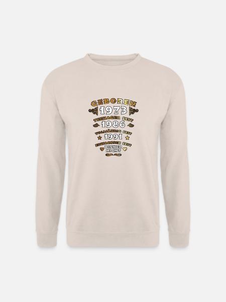 Geboren im Jahr 1973 a - Unisex Pullover - Sand
