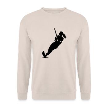 Wasserski - Unisex Pullover - Sand - Vorne - Alina (178cm) & Michal (187cm)