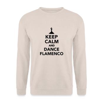 Flamenco - Unisex Pullover - Sand - Vorne - Alina (178cm) & Michal (187cm)