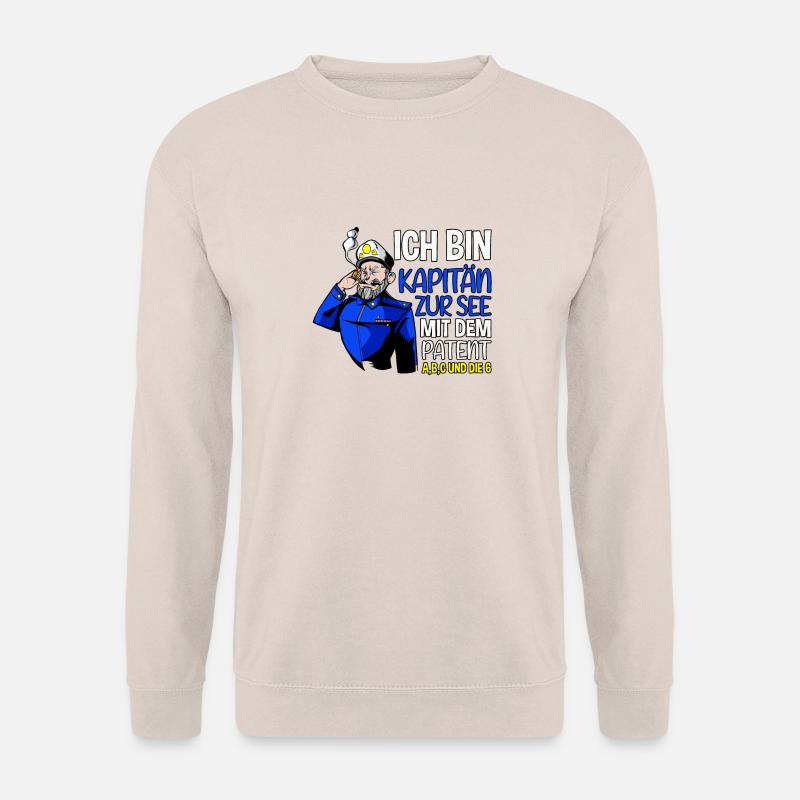 Kapitän zur See Patent A,B,C und 6 - Unisex Pullover - Sand
