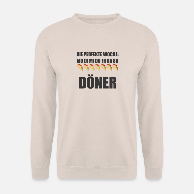 Döner Dönerbude Döner Kebab Dürüm Dönermann - Unisex Pullover - Sand
