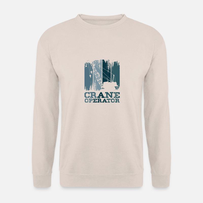 Crane operator - Unisex Sweatshirt - sand