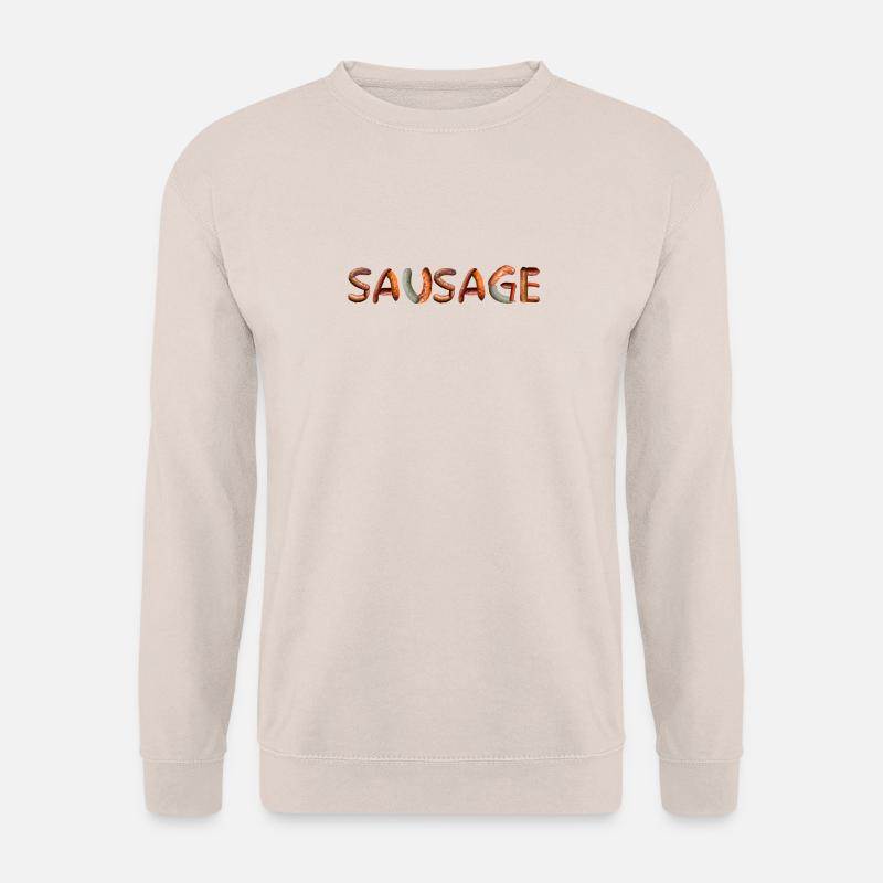 Wurst Sausage Fleisch Fleischesser - Unisex Pullover - Sand