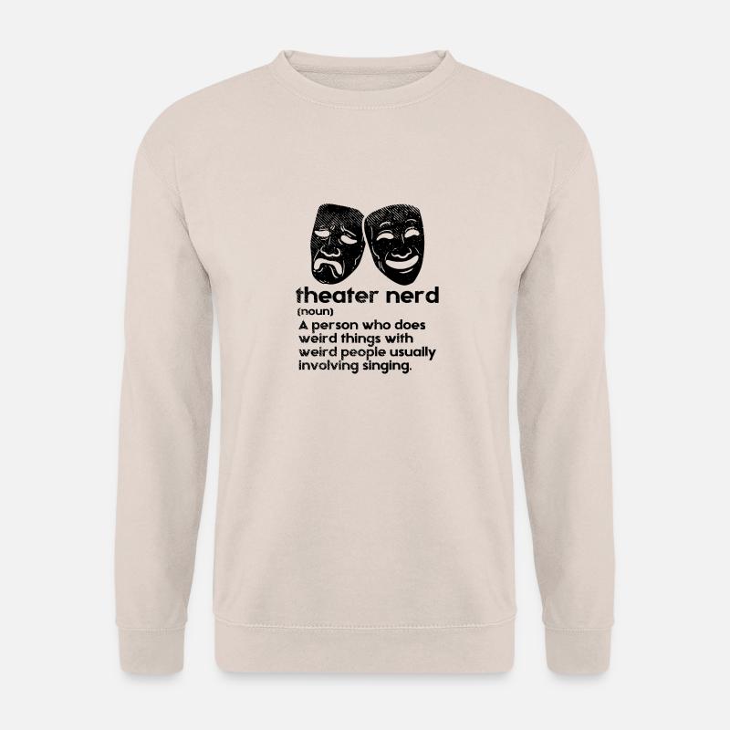 Theater Theater Nerd Definition - Unisex Pullover - Sand